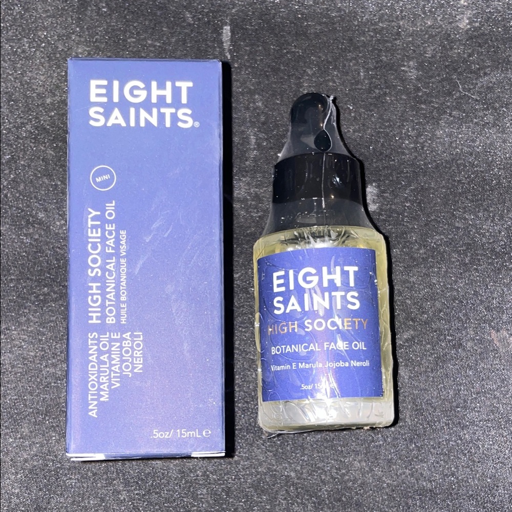 Eight Saints High Society Botanical Face Oil - Blue and Black NWT